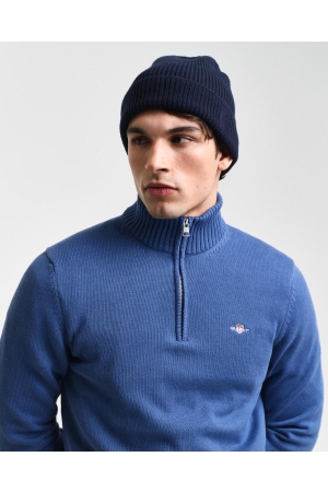 Gant Casual Cotton Half-Zip Sweater 442 vintage blue