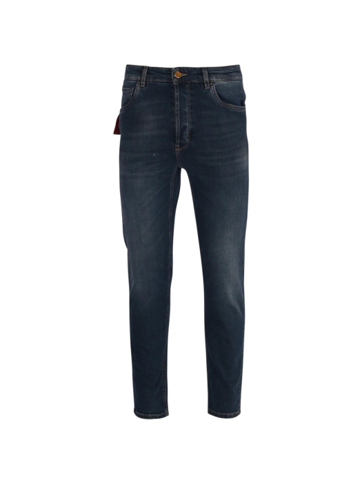 Camouflage Pants 752 Blu denim