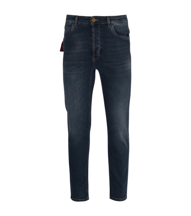 Camouflage Pants 752 Blu denim