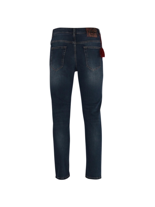 Camouflage Pants 752 Blu denim