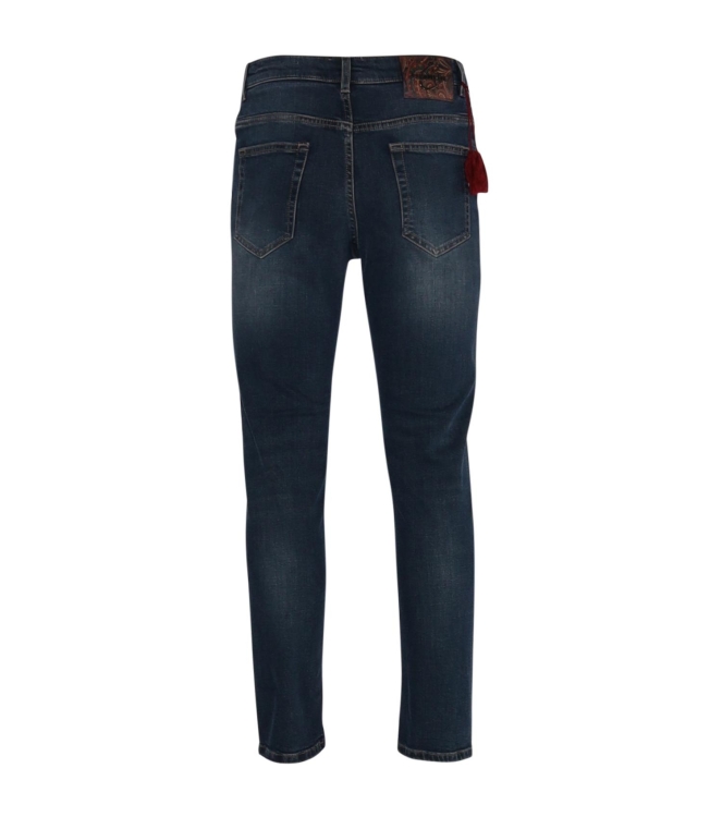 Camouflage Pants 752 Blu denim