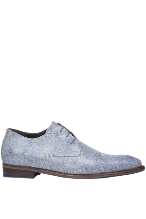 Floris van Bommel Floris Dressed DarkBlue Printed lea Dark blue