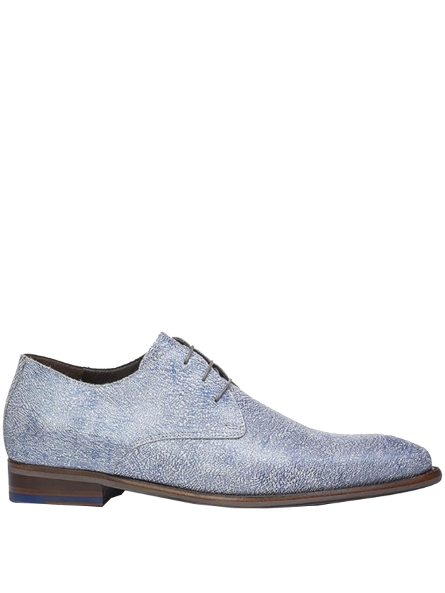 Floris van Bommel Floris Dressed DarkBlue Printed lea Dark blue