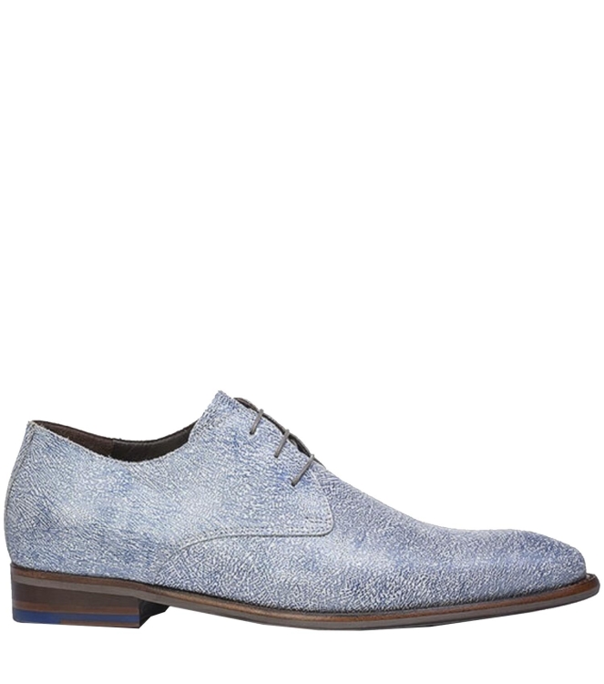 Floris van Bommel Floris Dressed DarkBlue Printed lea Dark blue