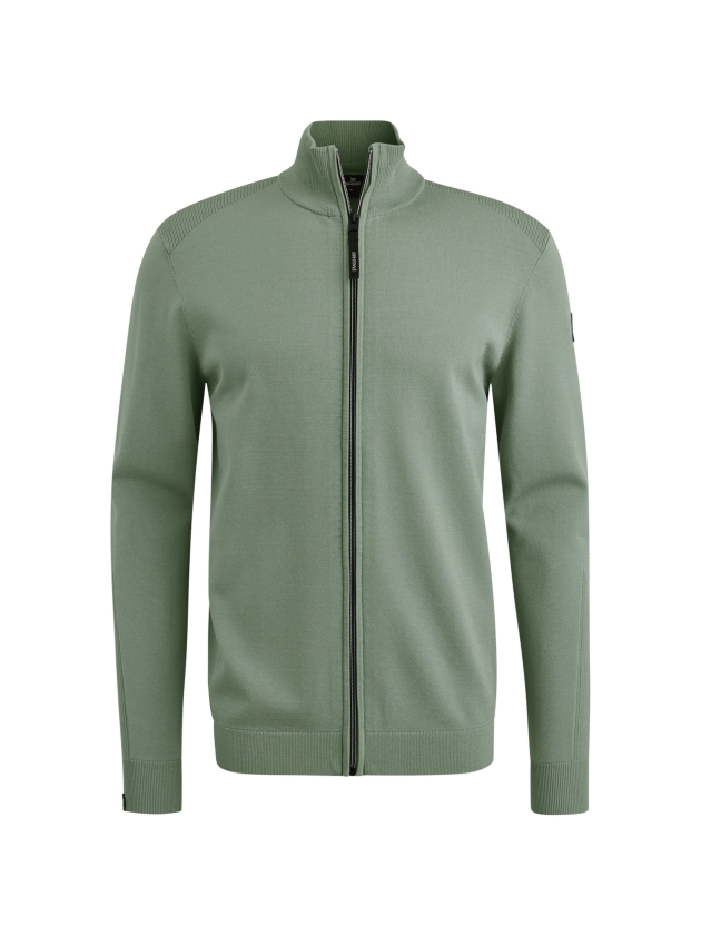 Vanguard Zip jacket viscose blend 6023 Dark forest