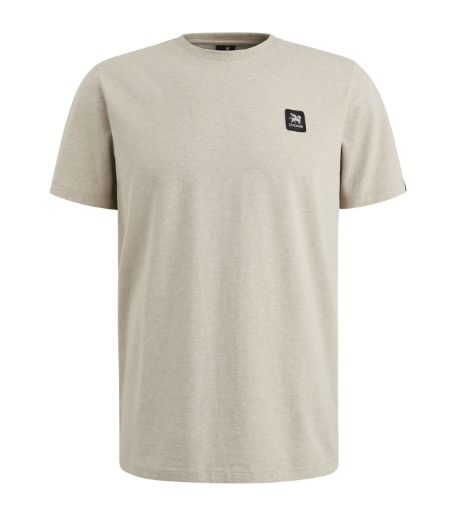Vanguard R-neck cotton elastan jersey melan 8052 Kelp