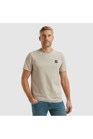 Vanguard R-neck cotton elastan jersey melan 8052 Kelp