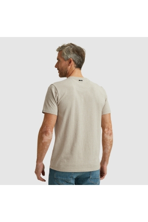 Vanguard R-neck cotton elastan jersey melan 8052 Kelp