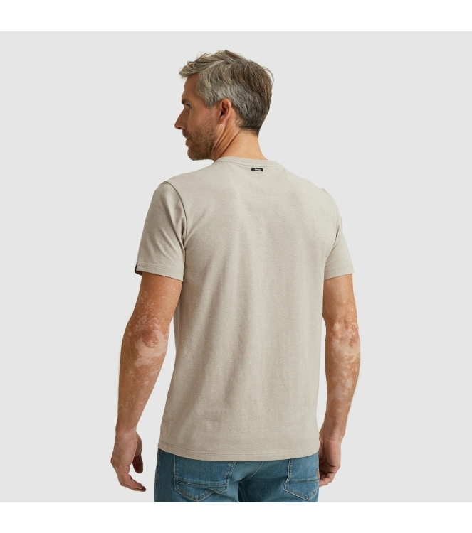 Vanguard R-neck cotton elastan jersey melan 8052 Kelp