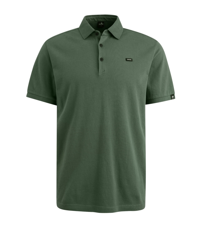 Vanguard Short sleeve polo pique waffle str 6023 drak forrest