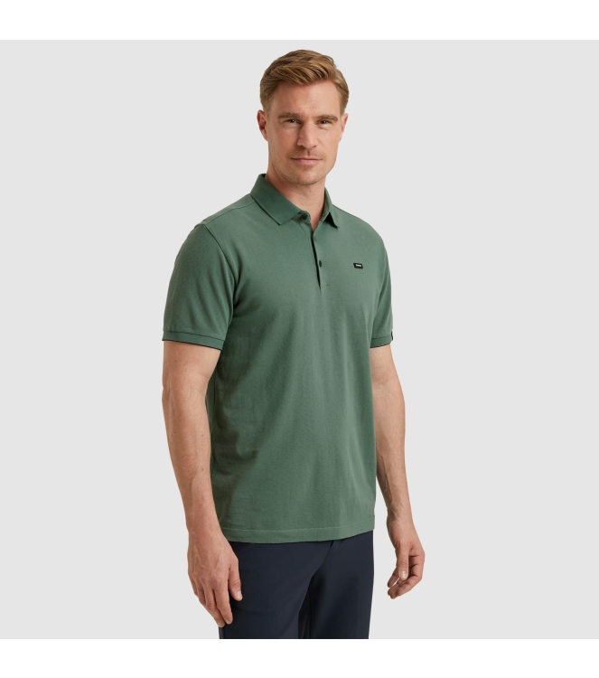 Vanguard Short sleeve polo pique waffle str 6023 drak forrest