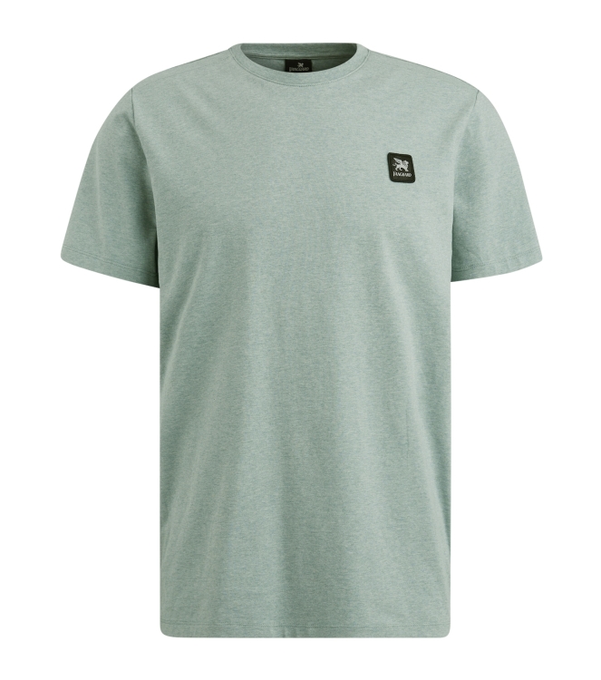 Vanguard R-neck cotton elastan jersey melan 6023 Dark forrest