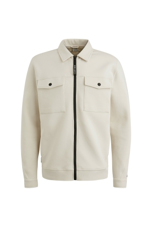 Cast Iron Zip jacket Interlock sweat 7165 Almond milk