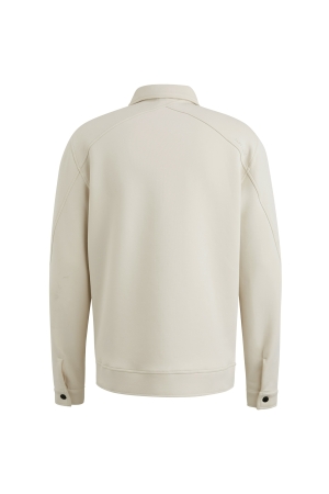 Cast Iron Zip jacket Interlock sweat 7165 Almond milk