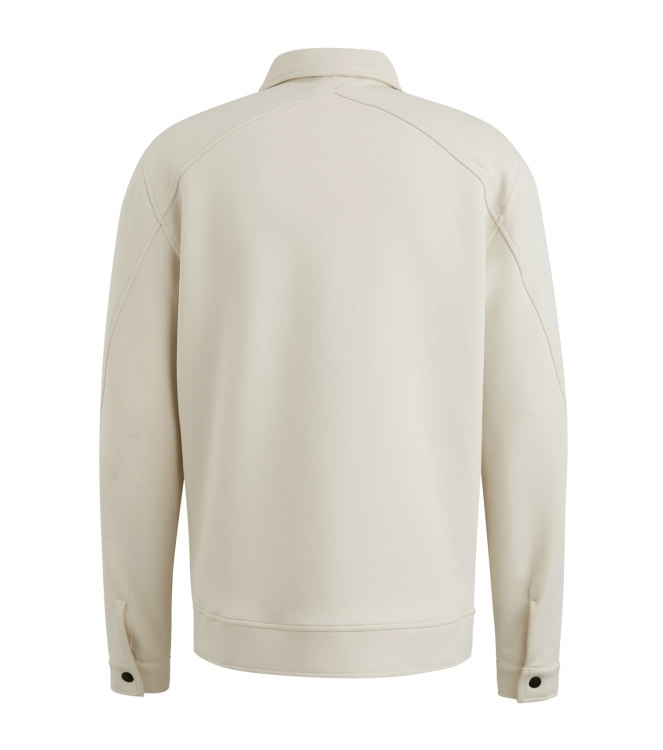 Cast Iron Zip jacket Interlock sweat 7165 Almond milk