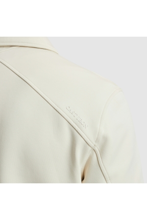 Cast Iron Zip jacket Interlock sweat 7165 Almond milk