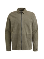Cast Iron Long Sleeve Shirt Suede Shirt regu 6496 Smokey Olive