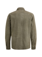 Cast Iron Long Sleeve Shirt Suede Shirt regu 6496 Smokey Olive
