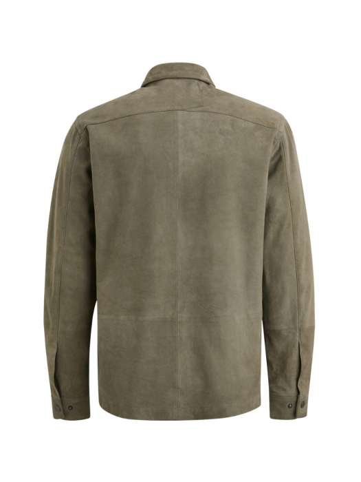 Cast Iron Long Sleeve Shirt Suede Shirt regu 6496 Smokey Olive