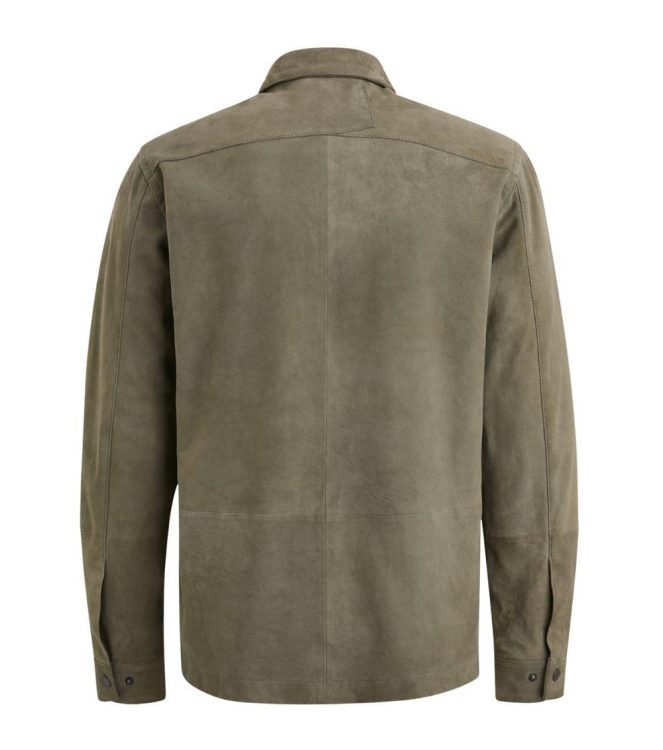 Cast Iron Long Sleeve Shirt Suede Shirt regu 6496 Smokey Olive