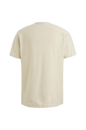 Cast Iron Short sleeve r-neck regular fit tw 7165 Almond milk