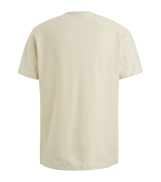 Cast Iron Short sleeve r-neck regular fit tw 7165 Almond milk