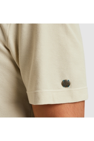 Cast Iron Short sleeve r-neck regular fit tw 7165 Almond milk