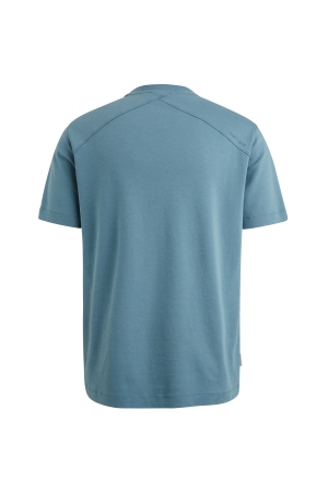 Cast Iron Short sleeve r-neck regular fit in 5134 Provincial blue