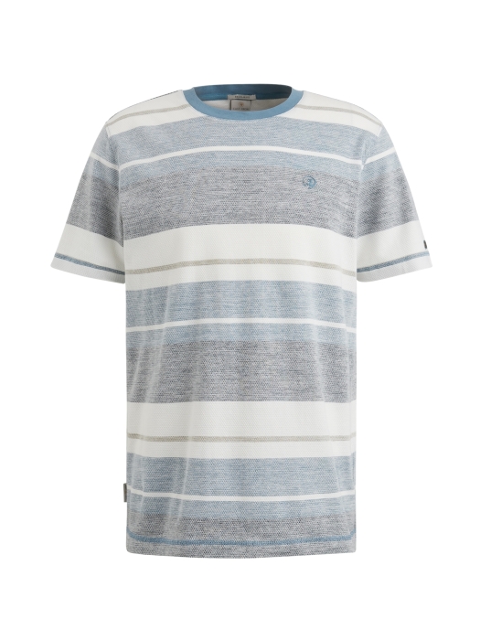 Cast Iron Short sleeve r-neck regular fit po 5134 Provincial blue