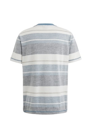 Cast Iron Short sleeve r-neck regular fit po 5134 Provincial blue