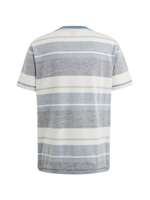 Cast Iron Short sleeve r-neck regular fit po 5134 Provincial blue