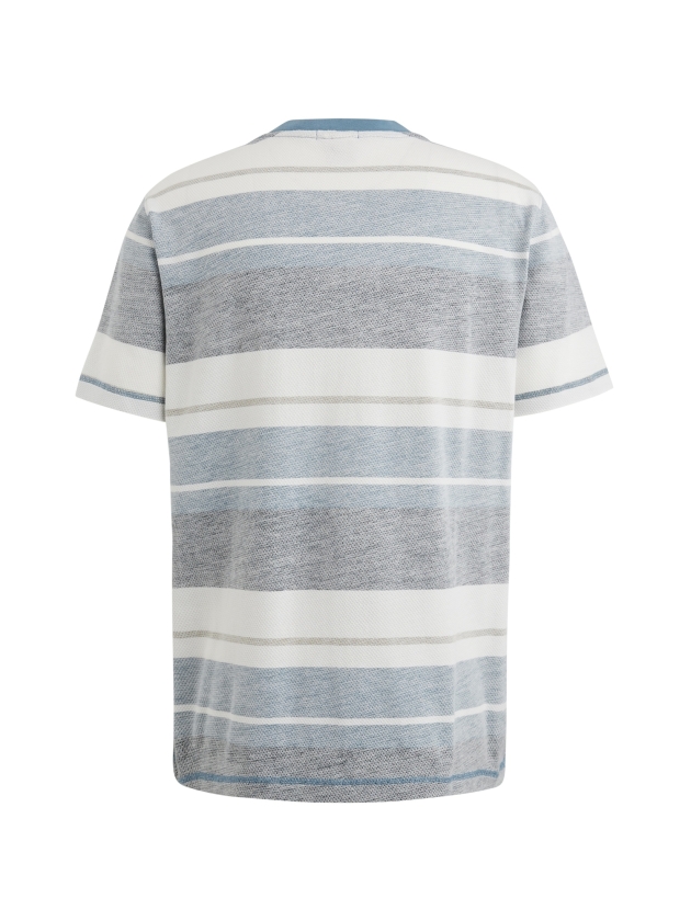 Cast Iron Short sleeve r-neck regular fit po 5134 Provincial blue