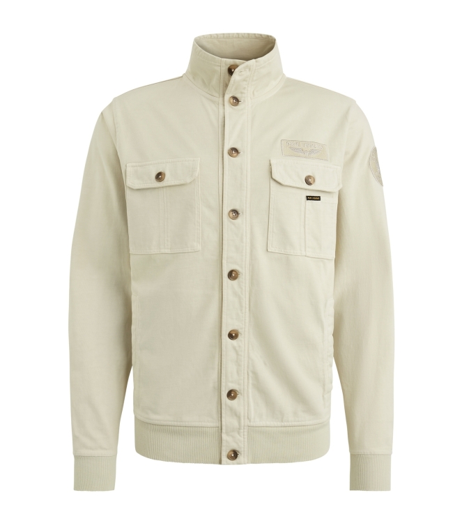 PME Legend Button jacket open end jersey GD 7013 Bone white