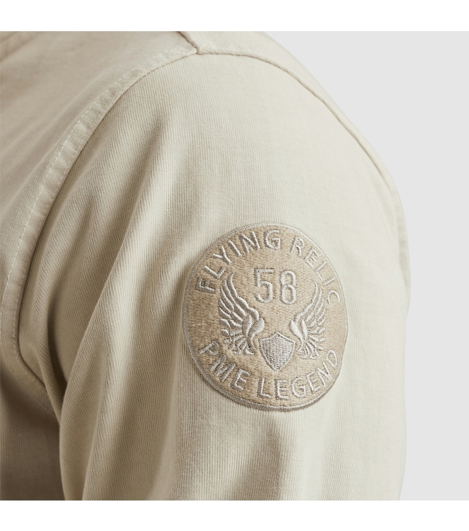 PME Legend Button jacket open end jersey GD 7013 Bone white