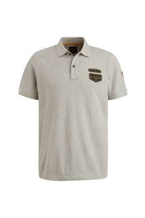 PME Legend Short sleeve polo pique 921 L.grey mel