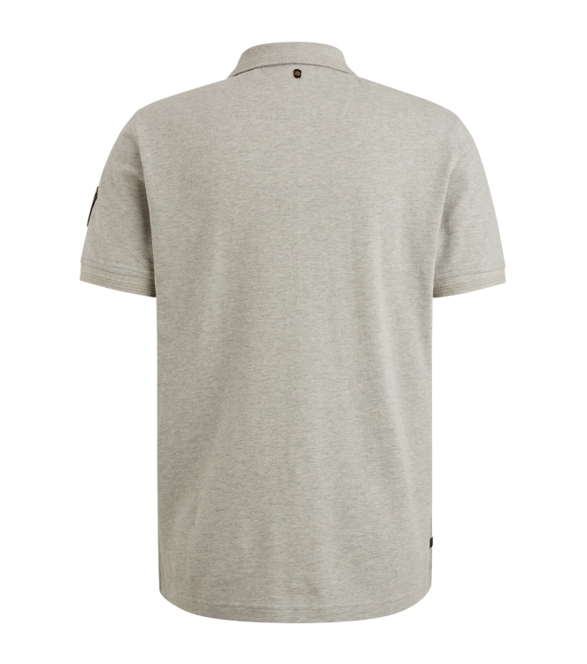 PME Legend Short sleeve polo pique 921 L.grey mel