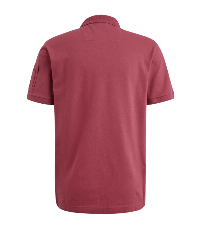 PME Legend Short sleeve polo trackway polo 4021 Dry rose