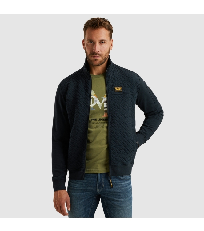 PME Legend Zip jacket jacquard interlock swea 5281 Salute