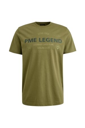 PME Legend Short sleeve r-neck single jersey 6380 loden green