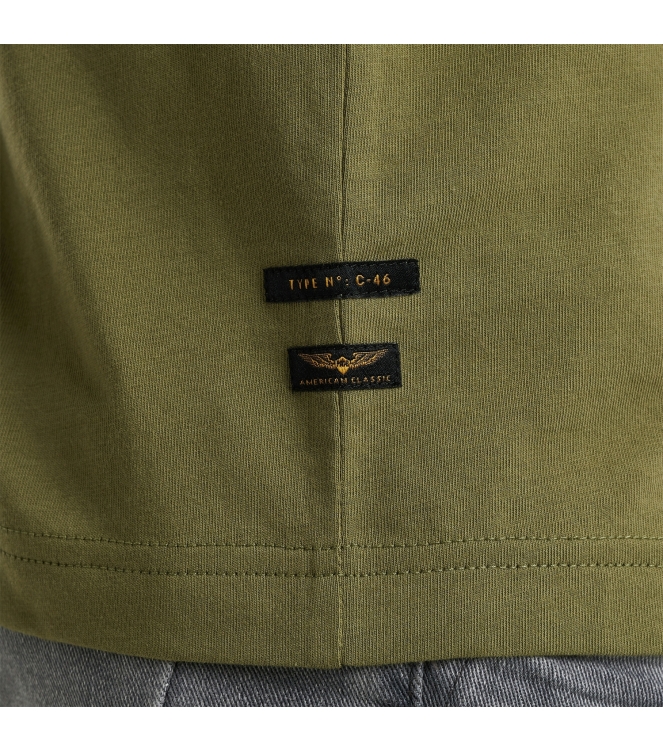 PME Legend Short sleeve r-neck single jersey 6380 loden green