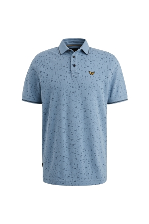 PME Legend Short sleeve polo fine pique all o 5393 Ashleigh blue