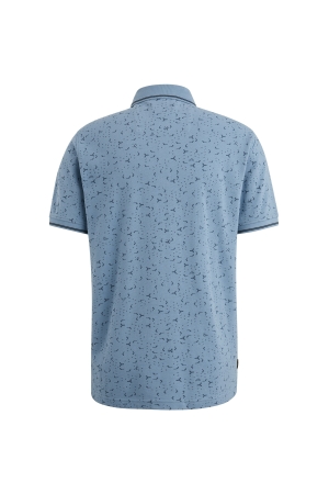 PME Legend Short sleeve polo fine pique all o 5393 Ashleigh blue