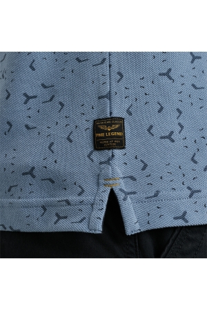 PME Legend Short sleeve polo fine pique all o 5393 Ashleigh blue