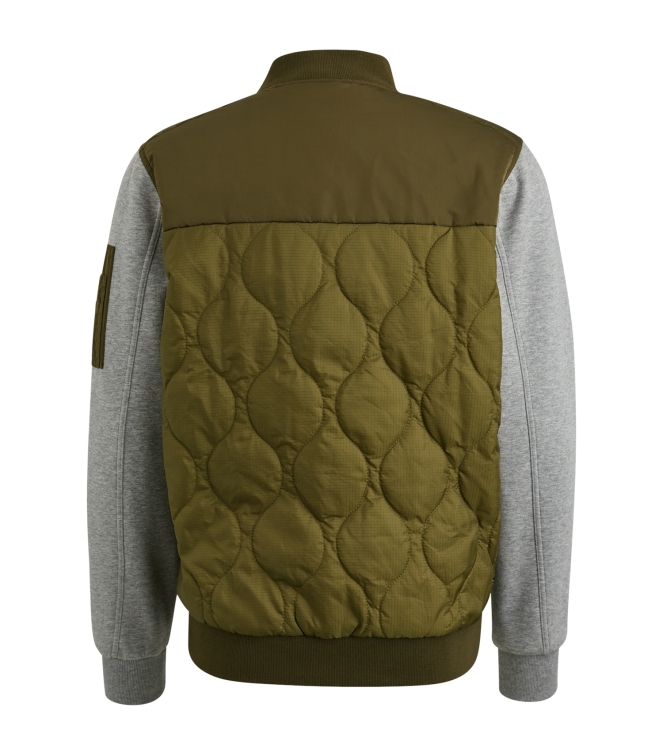 PME Legend Zip jacket interlock nylon mix 6380 londen green