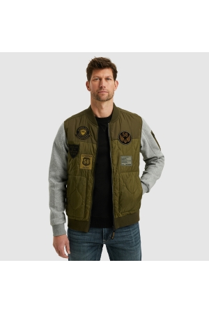 PME Legend Zip jacket interlock nylon mix 6380 londen green