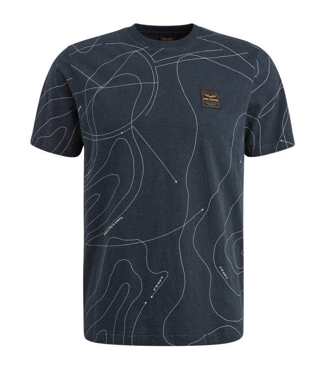 PME Legend Short sleeve r-neck slub jersey pa 5281 Salute
