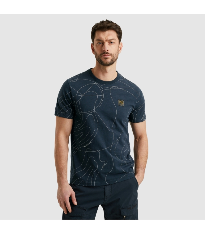 PME Legend Short sleeve r-neck slub jersey pa 5281 Salute