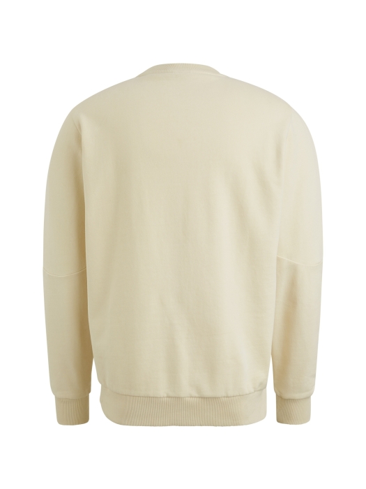 PME Legend Crewneck peached terry 7013 Bone white