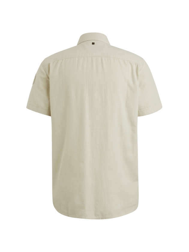 PME Legend Short Sleeve Shirt Slub Cotton 7013 Bone white