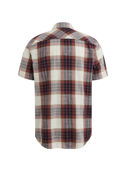 PME Legend Short Sleeve Shirt Y/D Slub Herrin 4021 Dry rose